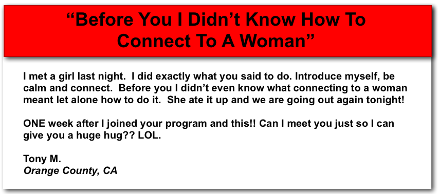 connect to women, dating tips for men